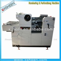 numbering & perforating machine, printing numbering and perforating machine